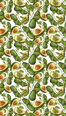 Blackout roller blind in avocado