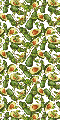 Blackout roller blind in avocado