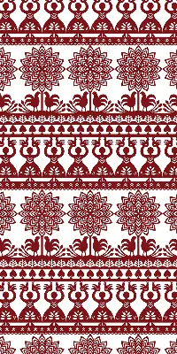 Blackout window roller blind brown patterned