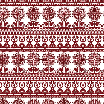 Blackout window roller blind brown patterned