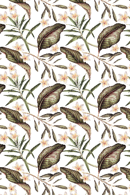 Blackout roller blind for window Flowers with stems