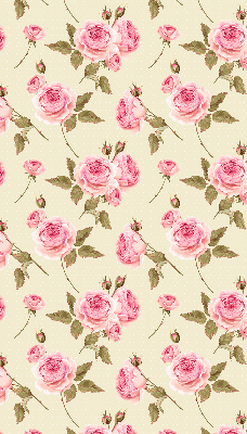 Blackout roller blind Roses