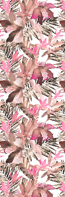 Blackout roller blind for window Pink flowers