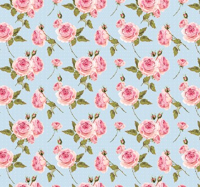 Blackout roller blind Roses