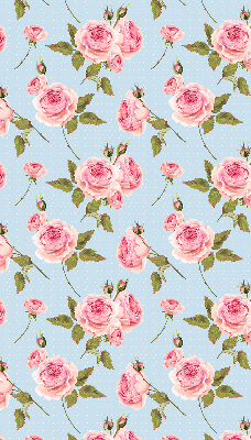 Blackout roller blind Roses
