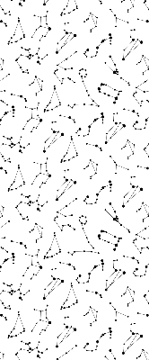 Blackout roller blind for window Constellations