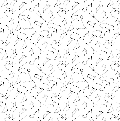 Blackout roller blind for window Constellations