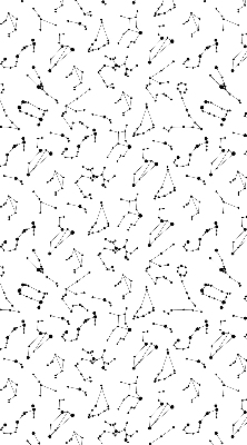 Blackout roller blind for window Constellations