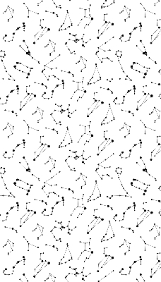 Blackout roller blind for window Constellations
