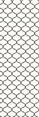 Fabric roller blind for window Barbed wire