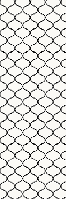 Fabric roller blind for window Barbed wire