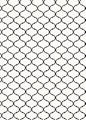 Fabric roller blind for window barbed wire style