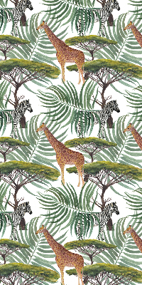 Blackout roller blind for window Animals and trees