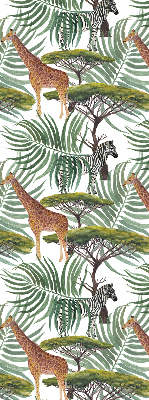 Blackout roller blind for window Animals and trees