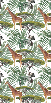 Blackout roller blind for window Animals and trees