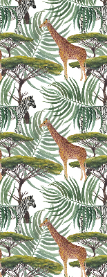 Blackout roller blind for window Animals and trees