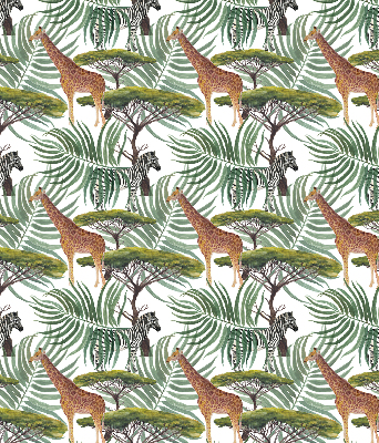 Blackout roller blind for window Animals and trees