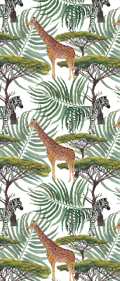 Blackout roller blind for window Animals and trees