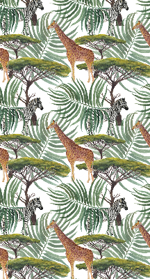 Blackout roller blind for window Animals and trees