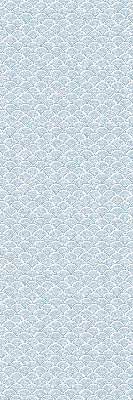 Fabric roller blind for window Semicircle