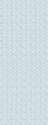 Fabric roller blind for window Semicircle