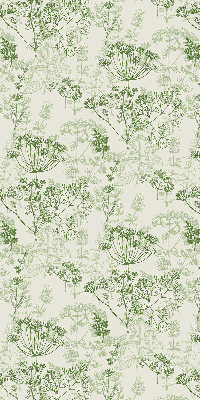 Blackout roller blind Green plants