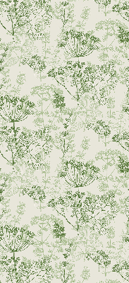 Blackout roller blind Green plants