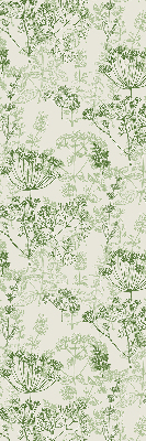 Blackout roller blind Green plants