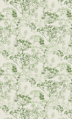 Blackout roller blind Green plants