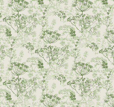 Blackout roller blind Green plants