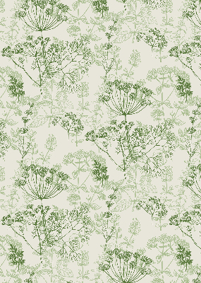 Blackout roller blind Green plants