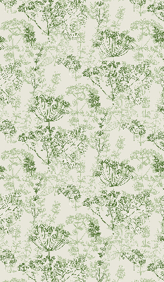 Blackout roller blind Green plants