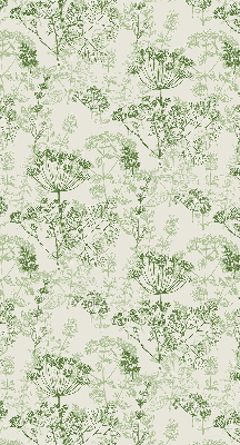 Blackout roller blind Green plants