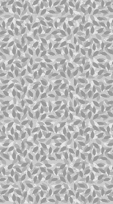Blackout roller blind for window Gray leaves