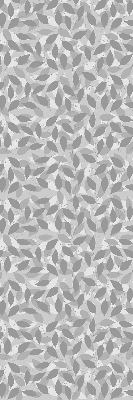 Blackout roller blind for window Gray leaves