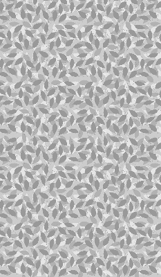 Blackout roller blind for window Gray leaves
