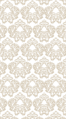 Fabric roller blind for window Beige pattern