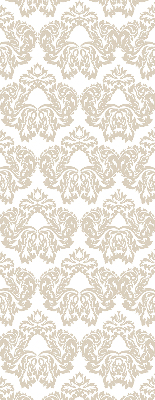 Fabric roller blind for window Beige pattern