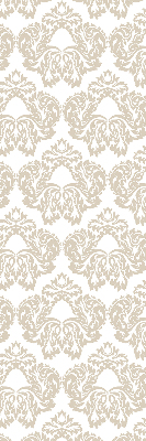 Fabric roller blind for window Beige pattern
