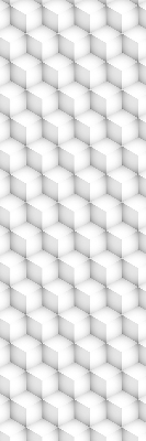 Fabric roller blind for window 3d cubes