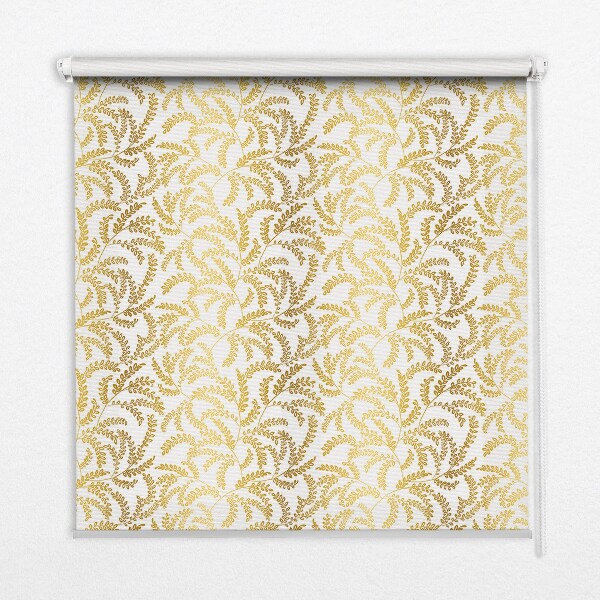 Blackout roller blind Golden branches