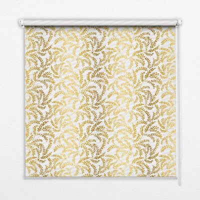 Blackout roller blind Golden branches