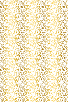 Blackout roller blind with a golden branches pattern