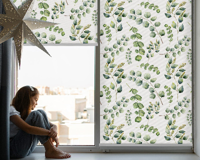Blackout roller blind Green twigs