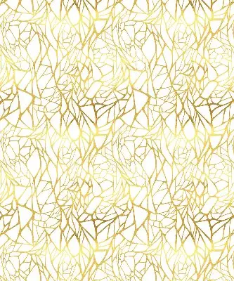 Blackout roller blind in yellow pattern