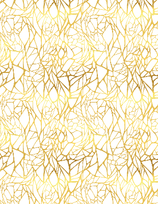 Blackout roller blind Yellow pattern