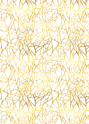 Blackout roller blind Yellow pattern
