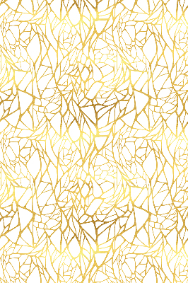 Blackout roller blind Yellow pattern