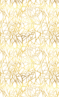 Blackout roller blind Yellow pattern