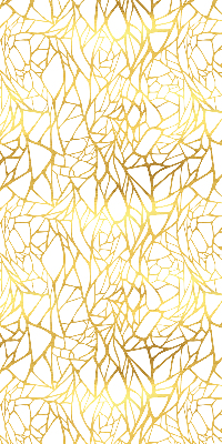 Blackout roller blind Yellow pattern